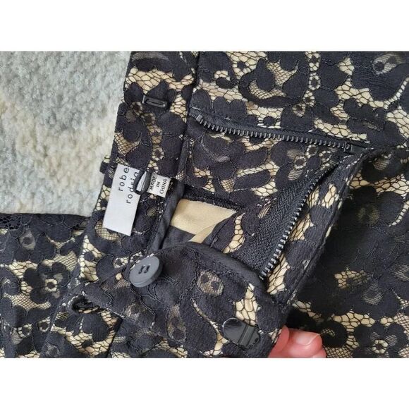 Robert Rodriguez Black Lace Pants 10 - Picture 8 of 9